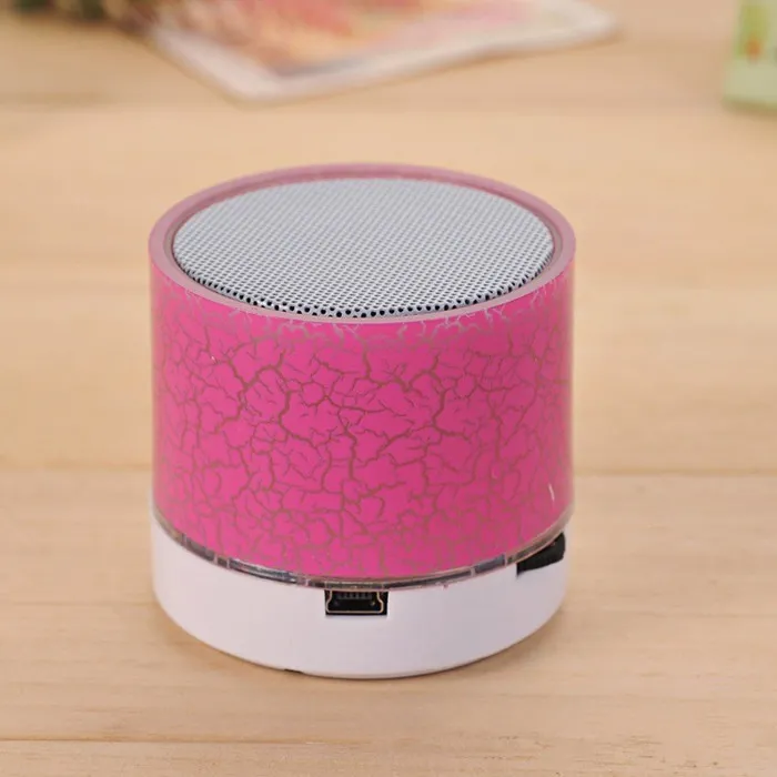 Mini Bluetooth speaker - LED - TF card - cracked designBluetooth speakers