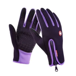 Warm skiing gloves - touch screen function - zipper - waterproofGloves