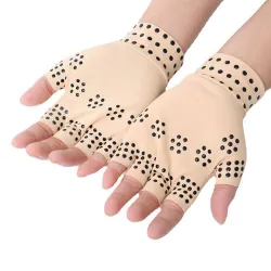 Fingerless therapeutic gloves - arthritis - joint pain - massageMassage