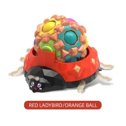 Ladybird - magic massage cube - sensory / spinning toy - LEDFidget Spinner