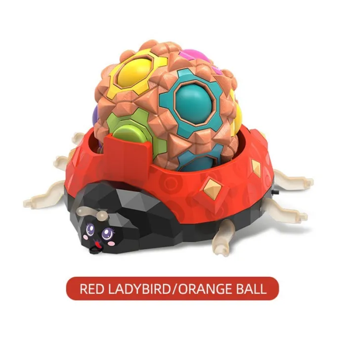 Ladybird - magic massage cube - sensory / spinning toy - LEDFidget Spinner