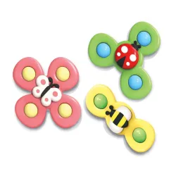 Baby rotatable toy - fidget spinner - with suction cup - 3 piecesFidget Spinner