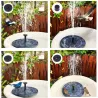 14W - solar floating pond fountain - water pumpPumps
