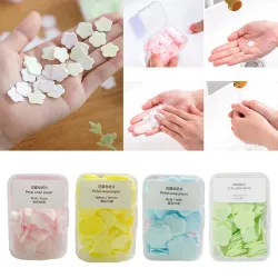 Disposable hand sanitizer - soap tablets - petal shapeSkin