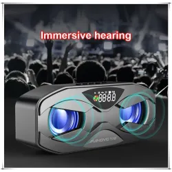 Bluetooth speaker - powerful bass - FM radio - TF card - LED - with displayBluetooth speakers