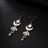 Trendy long earrings - mushroom / stars / moonEarrings