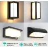 Modern LED outdoor light - wall mounted - with motion sensor - IP65 waterproof - 24WWall lights