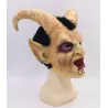 Lucifer with horns - Halloween latex face maskMasks