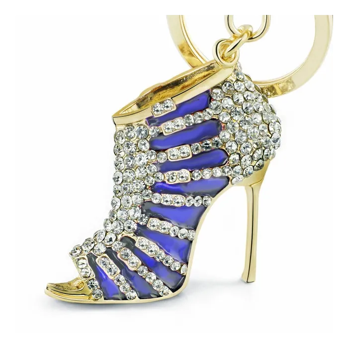 Crystal high heel shoe - keychainKeyrings