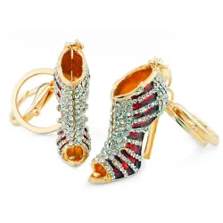 Crystal high heel shoe - keychainKeyrings