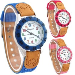 Fashionable kids Quartz watch - leather strapWatches
