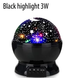LED night lamp - starry sky projector - rotatable - 3WLights & lighting