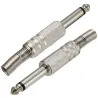 1/4" Mono audio jack metal - 6.35mm - 75 * 15mm - 10 piecesPlugs