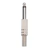1/4" Mono audio jack metal - 6.35mm - 75 * 15mm - 10 piecesPlugs