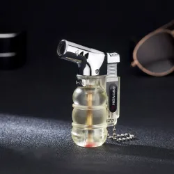 Transparent butane lighter - fireproof - windproofLighters