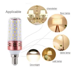 LED bulb - ampoule - E14 / E27 - 12W / 16WE27