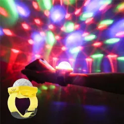 Mini LED disco light - stars projector - wristband - USB - RGBStage & events lighting