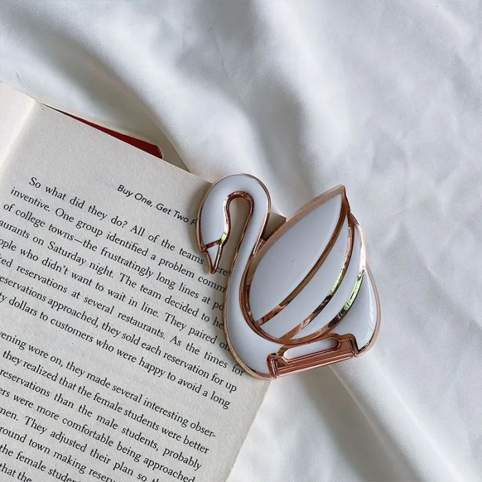 Foldable phone holder - stand - swan shapedHolders