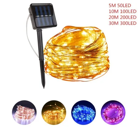 LED solar strip - with ground stake - outdoor decorationSolar lighting