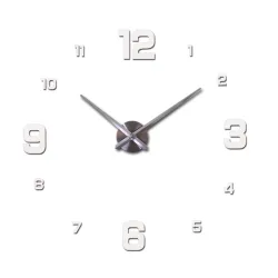 3D wall clock - acrylic DIY sticker - mirror effectWall stickers