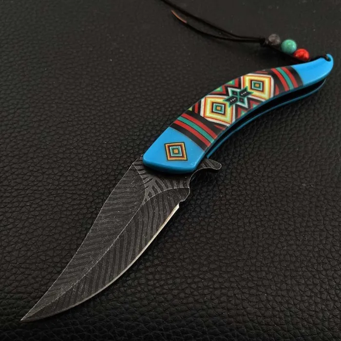 Folding pocket knife - decorative colorful handleKnives & Multitools