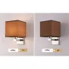 LED wall light - modern textile lamp - E27 - 5WWall lights