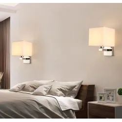 LED wall light - modern textile lamp - E27 - 5WWall lights
