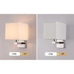 LED wall light - modern textile lamp - E27 - 5WWall lights