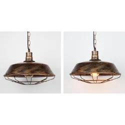Vintage ceiling lamp - with metal shade - 110 - 220V - E27Ceiling lights