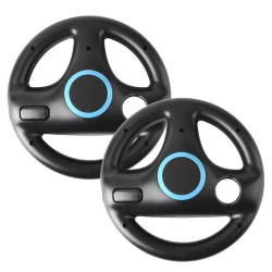 Steering racing wheel - for Nintendo Wii - 2 piecesControllers