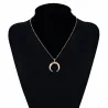 Crescent moon pendant - with necklaceNecklaces
