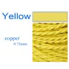 Vintage twisted woven fabric - braided electrical wire - hanging lamp cord - 3 coreLights & lighting
