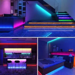 RGB LED strip - Bluetooth - with remote controllerLED strips