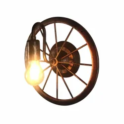 Vintage industrial wheel - wall lampWall lights