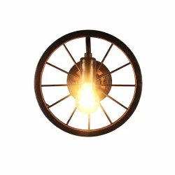 Vintage industrial wheel - wall lampWall lights