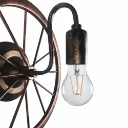 Vintage industrial wheel - wall lampWall lights