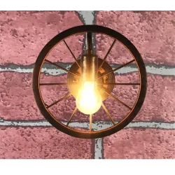 Vintage industrial wheel - wall lampWall lights