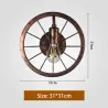 Vintage industrial wheel - wall lampWall lights