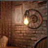 Vintage industrial wheel - wall lampWall lights