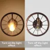 Vintage industrial wheel - wall lampWall lights