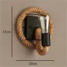 Retro wall lamp - hemp rope styleWall lights