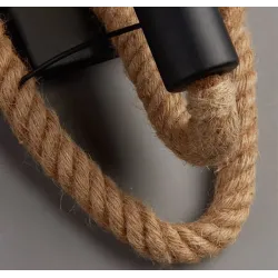 Retro wall lamp - hemp rope styleWall lights
