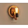 Retro wall lamp - hemp rope styleWall lights