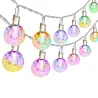 LED string - garland with balls - USB poweredChristmas