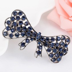 Elegant blue crystal hairpin - flowers / butterflies / bowknotHair clips