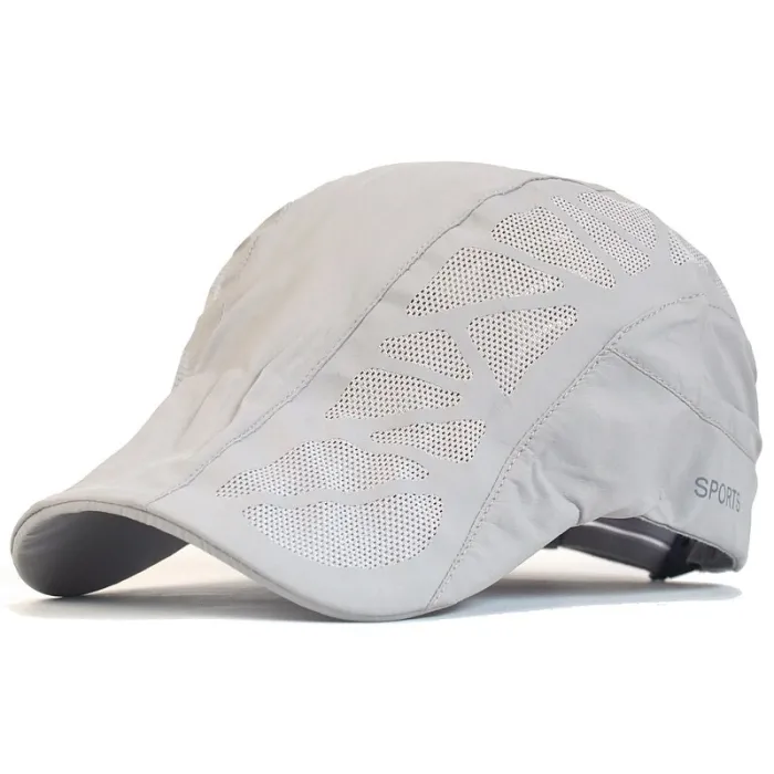 Trendy visor cap - newsboy style - with mesh - unisexHats & Caps