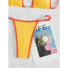 Sexy bikini set - with metal decorationsBeachwear