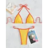 Sexy bikini set - with metal decorationsBeachwear