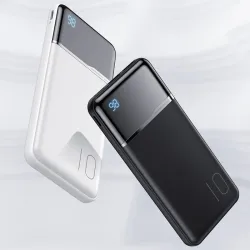 Portable power bank - external battery charger - dual USB - LCD display - 10000mAhPower Banks