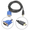 HDTV - HDMI male to VGA - HD-15 male - 15Pin - adapter - cable - 1080P - 1.8mCables